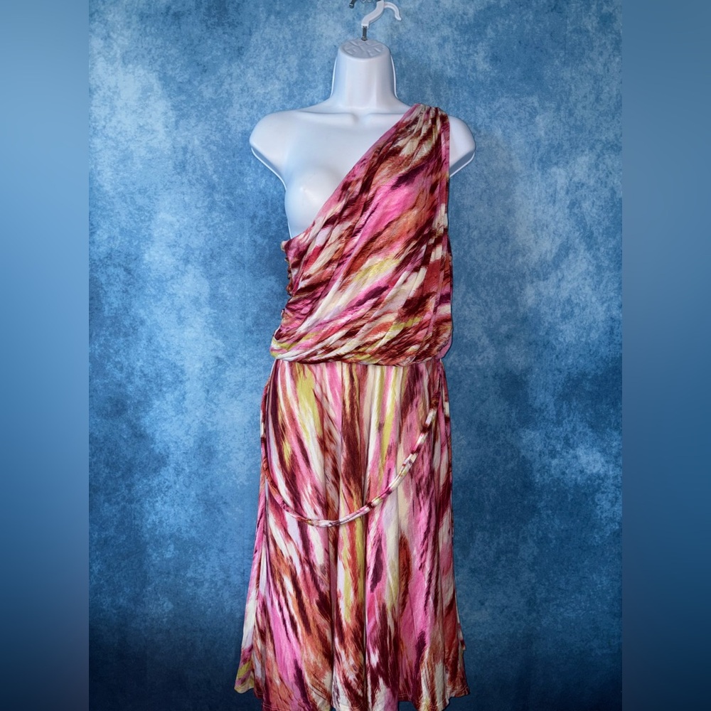 Suzi Chin for Maggy Boutique Shoulder Dress